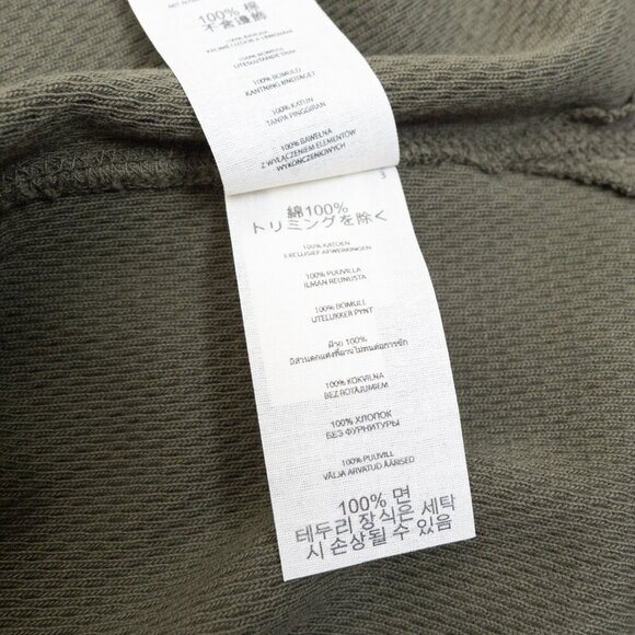 Filson Waffle Knit Thermal Crewneck Shirt Mens XS Long Sleeve Mossy Rock Green - Picture 15 of 16